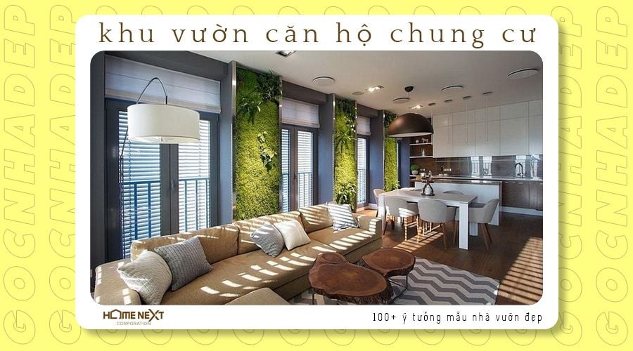 thiết kế sân vườn cho căn hộ chung cư